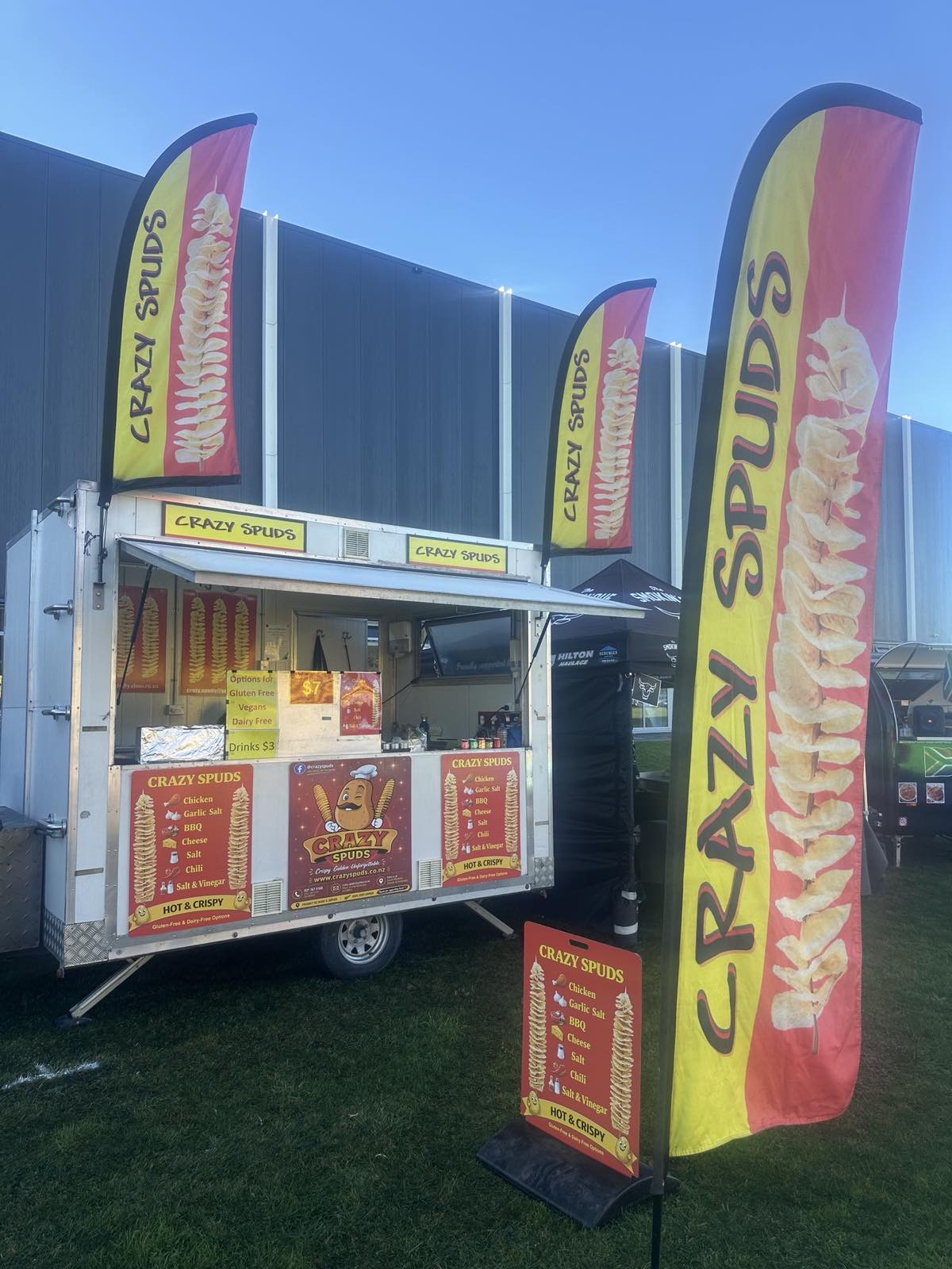 New Crazy Spuds caravan